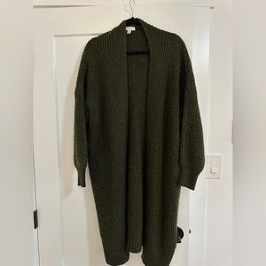 Topshop Green Cardigan